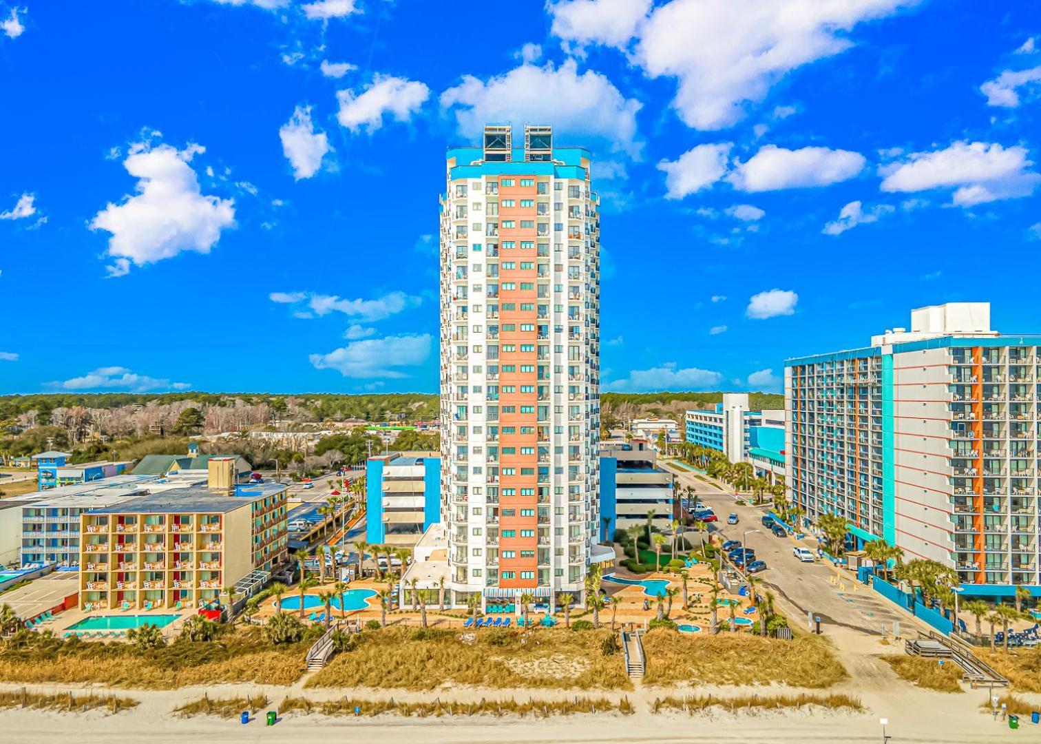 Good Time Charlies Oceanfront Retreat Aparthotel Миртъл Бийч Екстериор снимка